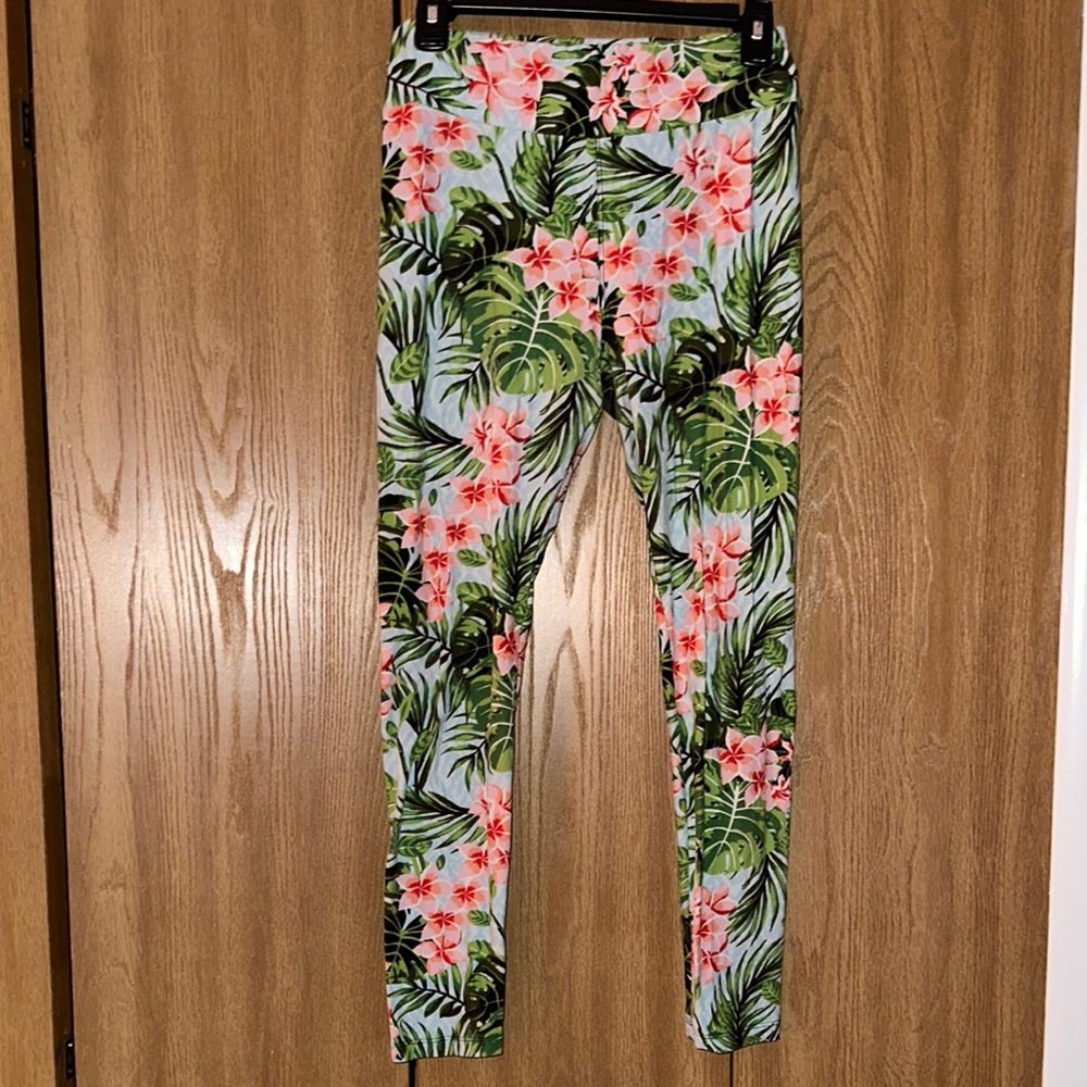 Lularoe palm tree leggings